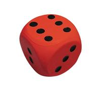 KieTeiiK Jeu De Blocs Carrés Dés D'enseignement Éducatif des Mathématiques Points Géants en Mousse Jeu Décoratif Dés À Points