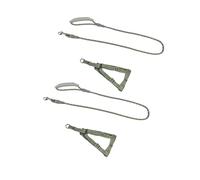 KieTeiiK Laisse De Harnais pour Chien Petits Chiens sans Laisse Traction Pince Réglable Boucles Confortables Et Sécurisées Ensemble Harnais D'entraînement Chien