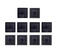 KieTeiiK Lot de 10 touches originales en cristal rétroéclairées avec couche transparente pour claviers mécaniques Haute transmission lumineuse