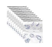 KieTeiiK Lot de 130 sacs de rangement recyclables en aluminium de petite taille permanents pour de multiples utilisations réduisant les déchets ménagers, faciles à nettoyer, en aluminium, recyclables