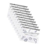 KieTeiiK Lot de 130 sacs de rangement recyclables en aluminium de petite taille permanents pour de multiples utilisations réduisant les déchets ménagers, faciles à nettoyer, en aluminium, recyclables