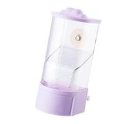 KieTeiiK Mangeoire À Oiseaux Distributeur Automatique De Nourriture en Plastique Transparent avec sans Conception Désordre pour Petits Oiseaux dans des Cages Nourriture pour en