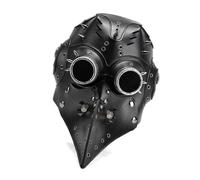 KieTeiiK Masque de protection pour motocyclistes Style punk Sangles réglables Cosplay Costume Halloween Fête Essentiel Respirant Cosplay