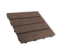 KieTeiiK Panneau de terrasse texturé aspect bois composite grains concaténés terrasse terrasse pour porche cour terrasse composite résistant au soleil