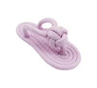 KieTeiiK Pantoufle De Jouet pour Chien en Corde De Coton Tressée À La Main pour Petits Chiots Dents Résistantes À La Mastication Nettoyage des Dents Santé Jeu Amusant pour Petit Chien