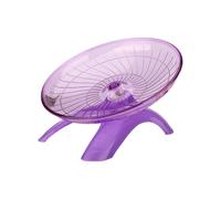 KieTeiiK Plan De Vérification Pointe Roue Plat Gerbille Silencieux Petit Disque d'exercice pour Animaux Compagnie Course Cage d'exercice en Plastique Hamster