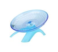 KieTeiiK Plan De Vérification Pointe Roue Plat Gerbille Silencieux Petit Disque d'exercice pour Animaux Compagnie Course Cage d'exercice en Plastique Hamster