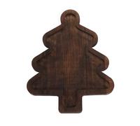 KieTeiiK Plateau en bois durable pour sapin de Noël - Plateau à fruits - Texture naturelle - Pour festival, événement et usage domestique