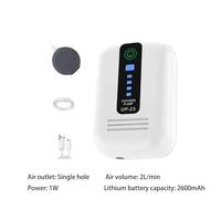 KieTeiiK Pompes À Air Portables pour Aquarium Aérateur Réglable Puissant Oxygène Silencieux Aquariums 40/70 Heures Disque Bulles Pierre Air Aquariums Pond Oxygen