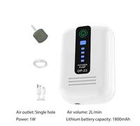 KieTeiiK Pompes À Air Portables pour Aquarium Aérateur Réglable Puissant Oxygène Silencieux Aquariums 40/70 Heures Disque Bulles Pierre Air Aquariums Pond Oxygen