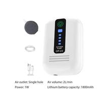 KieTeiiK Pompes À Air Portables pour Aquarium Aérateur Réglable Puissant Oxygène Silencieux Aquariums 40/70 Heures Disque Bulles Pierre Air Aquariums Pond Oxygen