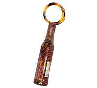 KieTeiiK Porte-bouteille artisanal durable avec détails en pierre précieuse et poignée ergonomique, Couleur café., Beauté de masse