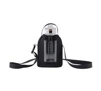 KieTeiiK Porte-bouteille de randonnée réglable avec cordon de serrage sécurisé pour camping, plage, trekking, activités de plein air, sac de rangement pour téléphone, Noir , Taille unique