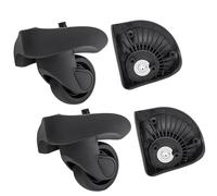 KieTeiiK Roulette de rechange pour valises avec 4 trous, rotation à 360 degrés, roue pour bagages de rechange
