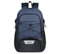 KieTeiiK Sac à dos de randonnée léger avec bandoulière réglable, plusieurs poches, grande capacité, pour le camping, la randonnée, le sport, Dragon Dance Bleu, Taille unique