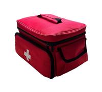 KieTeiiK Sac à pharmacie d'urgence à compartiment pour soins préliminaires rapides en plein air, construction en polyester léger et durable, gain de place, kit de livraison automobile