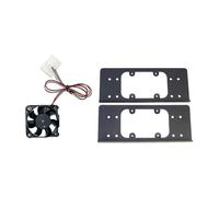 KieTeiiK Support de disque dur mécanique pour boîtier d'ordinateur pour améliorer les flux d'air systèmes de refroidissement avec construction en métal durable Support de ventilateur pour boîtier