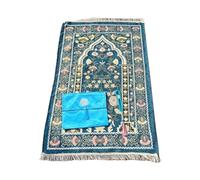 KieTeiiK Tapis de prière doux et confortable avec perles pour prières quotidiennes pour la maison ou la mosquée Tapis de prière antidérapant