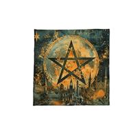 KieTeiiK Velvets Portables Tarot Tapis Pliable Conception De Tissu Facile-nettoyant pour Les Lectures Spirituelles Et Le Couvercle De La Table D'utilisation des Voyages