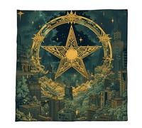 KieTeiiK Velvets Portables Tarot Tapis Pliable Conception De Tissu Facile-nettoyant pour Les Lectures Spirituelles Et Le Couvercle De La Table D'utilisation des Voyages