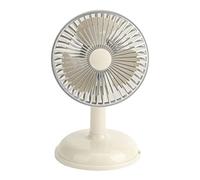 KieTeiiK Ventilateur de bureau USB rétro à 2 vitesses - Angle réglable - Pour la maison, la voiture, l'extérieur, les voyages - Petite table
