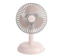 KieTeiiK Ventilateur de bureau USB rétro à 2 vitesses - Angle réglable - Pour la maison, la voiture, l'extérieur, les voyages - Petite table