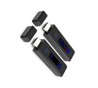 KieTeiiK Wireless HDTV-Compatible Transmitter Receiver 4K60hz 1080P Output 5Ghz for Laptop PC to Monitor Projector Consoles HDTV-Compatible Extender with Display Screen