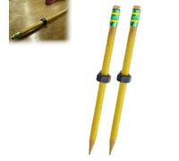 KIEYIQE Crayon TDAH - Crayon à fil pour TDAH avec gomme, Stylo à fil pour concentration, Matériel d'apprentissage pour l'autisme, Soulagement sensoriel, Anxiété (2pcs)