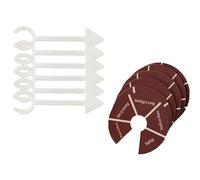 KIEYIQE Wine Not Spin - Jeux à Boire Amusants, Jeu de Roulette à Verre à vin pour Enterrement de Vie de Jeune Fille, soirée Entre Filles, dégustation de bière (6Pcs)