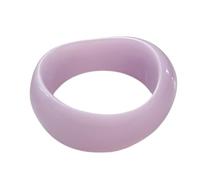 KIFEDSLJ Bracelet jonc coloré en acrylique écaille de tortue en acétate moucheté large pour femme, diameter:6.7cm, Résine, Sans pierre