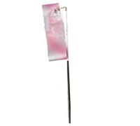 KIFSDLF 10 Rubans de Danse Rythmique, Gymnastique, Ballet et Twirling, Rose Brillant, for Spectacles artistiques(400cmx4.5cm,Black Handle)