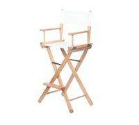 KIFSDLF Chaise De Réalisateur Polyvalente en Bois Massif, Tabouret Haut Pliable Toile, Bureau, Maquillage, Siège Portable Et Confortable(Color18)