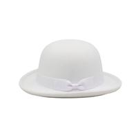 KIFSDLF Chapeau Fedora en laine Vintage avec accent de plumes for femmes et hommes, chapeau classique à large bord for fête mariage spécial pour fête, sortie, vie quotidienne