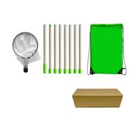 KIFSDLF Fruit Picker Pole with Storage Bag Stainless Steel Fruits Tool Tree for Apples Mango Lemon Orange pour la Récolte de Pommes, D'agrumes(3.2m)