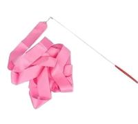 KIFSDLF Ruban de Danse coloré 2 m (4 mètres) for la Gymnastique Artistique, Le Ballet et Les Jeux Jambes(Pink,4m)