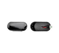 KIFWGIH Marqueur Latéral Clignotant Feu De Position Latéral Dynamique À LED Pour SEAT Pour Ibiza 6L Pour Cordoba Pour Toledo Pour Leon 1M 1993 1994 1995 1996 1997 1998-2008(Smoky black)