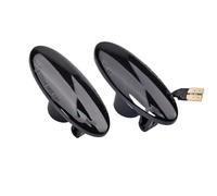 KIFWGIH Marqueur Latéral Clignotant Pour Koleos 2007 2008 2009 2010 2011 Pré-lifting Répétiteur Latéral LED Dynamique Aile Fender Clignotant Séquentiel Lampe De Style De Voiture(Dynamic Smoked Black)
