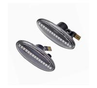 KIFWGIH Marqueur Latéral Clignotant Pour Koleos 2007 2008 2009 2010 2011 Pré-lifting Répétiteur Latéral LED Dynamique Aile Fender Clignotant Séquentiel Lampe De Style De Voiture(Dynamic Crystal)