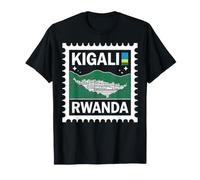 Kigali Rwanda Timbre-Poste Souvenir de Voyage T-Shirt