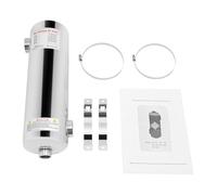 KigerNee Chauffage de piscine en acier inoxydable 60 kW sans électricité - Échangeur de chaleur SS304 200 kBtu/h pour eau salée et bassin chloré - Débit 250 l/min avec principe de contre-courant - 13