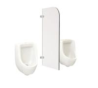 KigerNee Séparateur d'urinoir 90 x 40 cm - Brise-vue - Mural - Partition d'urinoir - Imperméable - Pour toilettes publiques, écoles, bureaux