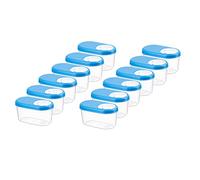 Kigima lot de 12 boîtes à épices boîtes verseuses boîtes de conservation (bleues, 0,14 l)