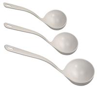 Kigima lot de 3 louches blanches