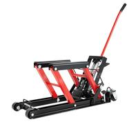 KIGNIEK 680 kg de levage hydraulique pour moto, plate-forme de levage pliable, béquille de montage pour VTT, quad, réglable de 115 à 365 mm, pour atelier, garage