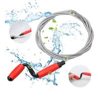Kigniote Furet Deboucheur Canalisation avec Manivelle 3m x 6mm Spirale Deboucheur Canalisation Professionnel Deboucheur WC Deboucheur Evier Furet Plomberie Furet Déboucheur Canalisation Furet Toilette