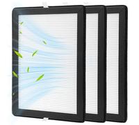 Kigniote Lot de 3 filtres HEPA compatibles avec MeacoDry Arete One 10L et 12L déshumidificateur et purificateur d'air 2 en 1 H13 HEPA pour MeacoDry Arete One (21 x 15,5 x 1 cm)