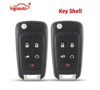 Kigoauto - coque de clé télécommande à 5 boutons, étui de remplacement pour Buick LaCrosse GL8 Chevrolet Volt 2010 - 2015 model 1