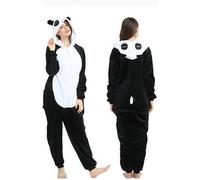 Kigurumi Panda Animal adultes Licorne Onesies Pyjamas flanelle vêtements de nuit enfants Cosplay Costumes S