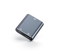 KIHENG Adaptateur HDMI vers USB-C, adaptateur HDMI vers type C pour lunettes XREAL One/Viture/RayNeo Air/Rokid AR et moniteur portable compatible 4K 60 Hz Connexion aux appareils source Switch 2, PS4