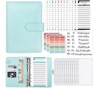 KIHONI Classeur Budget A6 Français,Enveloppe budget, Budget Planner Français avec 10 Budget Enveloppe,12 Feuilles de Budget,3 Autocollants Français,3 Etiquete pour Maison Bureau et Voyages
